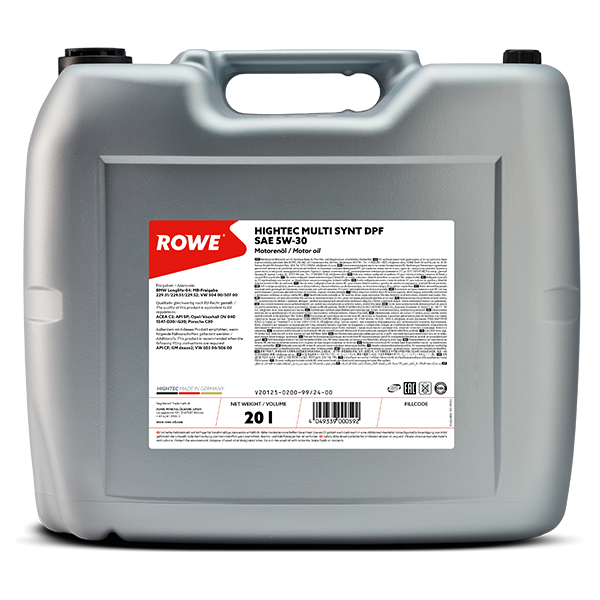 МОТОРНО МАСЛО ROWE HIGHTEC MULTI SYNT DPF SAE 5W-30