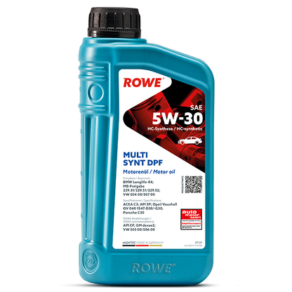 МОТОРНО МАСЛО ROWE HIGHTEC MULTI SYNT DPF SAE 5W-30