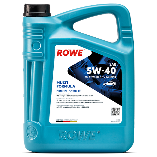 МОТОРНО МАСЛО ROWE HIGHTEC MULTI FORMULA SAE 5W-40